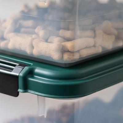 Show full view: IRIS 3-Piece Remington Airtight Dog & Cat Food Container, Green slide 6 of 10
