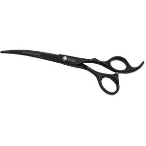 Precise Cut Black Panther Curved Dog Shears, 7-in