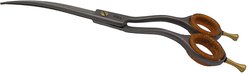 Precise Cut G4 Bent Shank Curved Dog Shears, 6.5-in