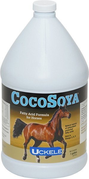 Uckele CocoSoya Fatty Acid Formula Liquid Horse Supplement, 1-gal bottle slide 1 of 4