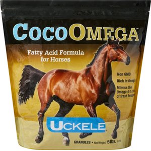 Uckele CocoOmega Fatty Acid Formula Powder Horse Supplement, 5-lb bag