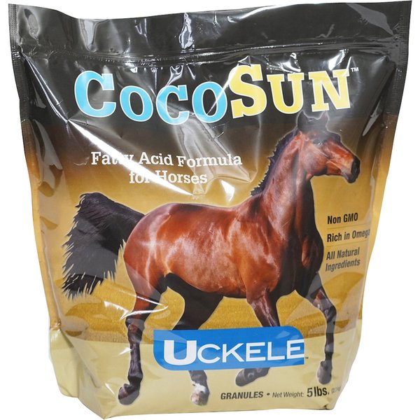 UCKELE CocoOmega Fatty Acid Formula Powder Horse Supplement, 5lb bag