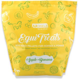 Uckele Equi Treats Apple-Banana Horse Treats, 4-lb bag