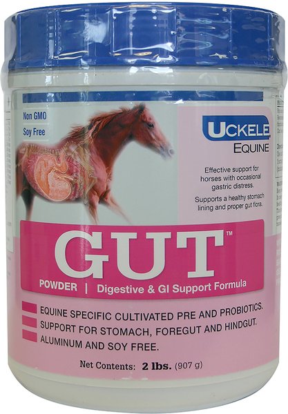 Uckele Gut Digestive & GI Support Formula Powder Horse Supplement, 2-lb jar slide 1 of 3