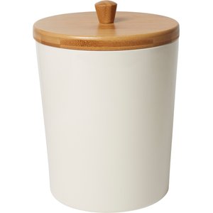 Frisco Melamine Dog & Cat Treat Jar with Bamboo Lid, 8 cup