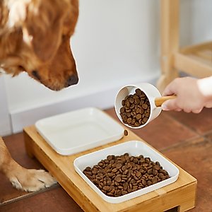 Frisco Melamine Dog & Cat Food Scoop with Bamboo Handle, 1 cup