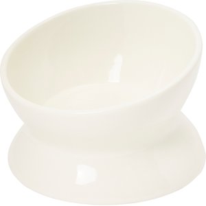 Frisco Double-Sided Ceramic Elevated Cat Bowl, 1.25 Cups