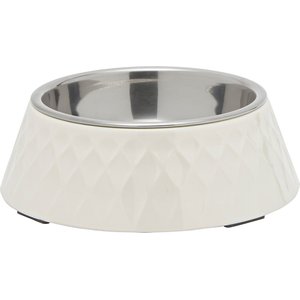 Frisco Hammered Melamine Stainless Steel Dog Bowl, 0.5 Cup
