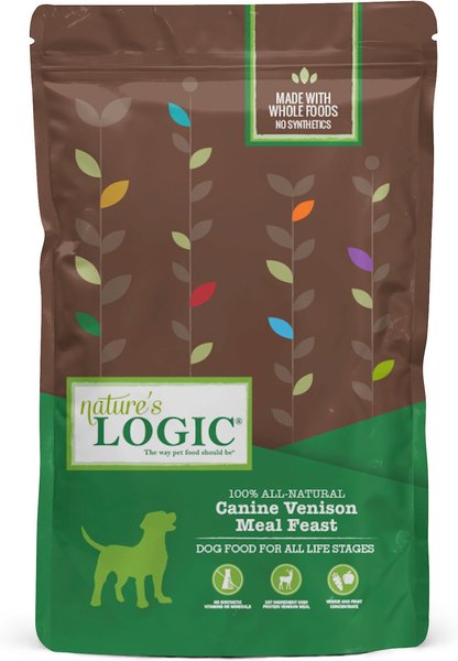 Nature's Logic Canine Venison Meal Feast All Life Stages Dry Dog Food, 13-lb bag slide 1 of 10