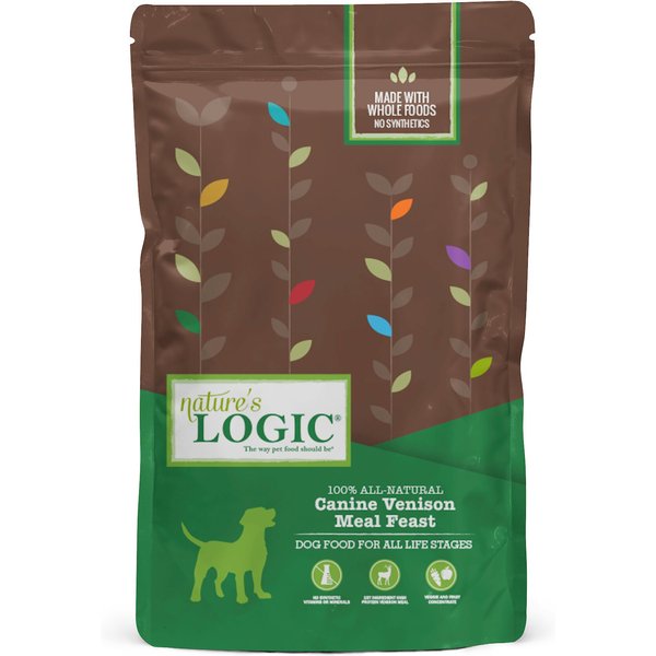 Nature's Logic 100% Natural Canine Venison Meal Feast All Life Stages Dry Dog Food