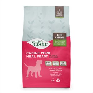 Nature's Logic Canine Pork Meal Feast All Life Stages Dry Dog Food, 13-lb bag