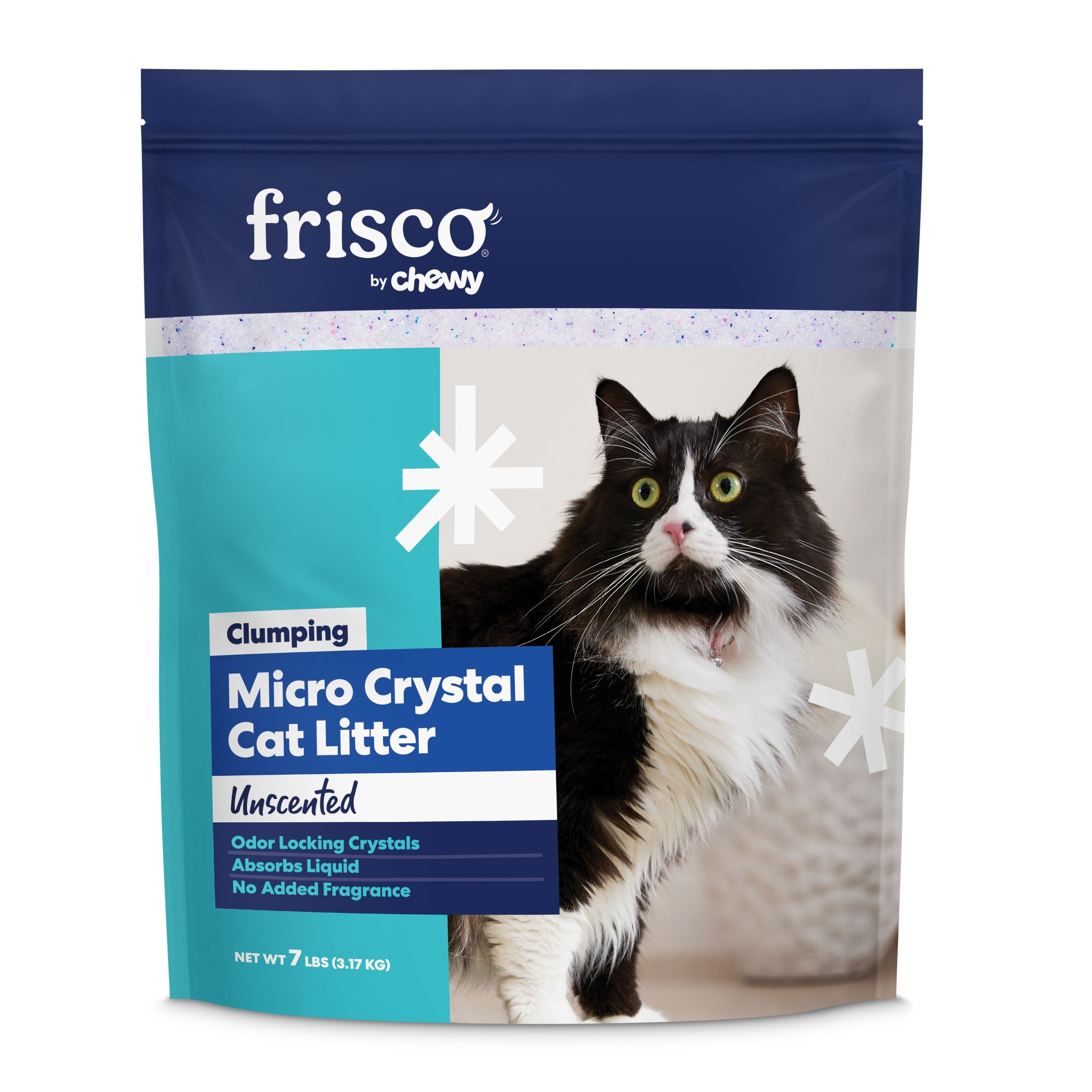 FRISCO Micro Crystal Unscented Clumping Crystal Cat Litter, 7lb bag