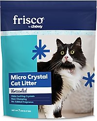 Frisco Micro Crystal Unscented Non-Clumping Crystal Cat Litter, 7-lb bag