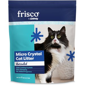 Frisco Micro Crystal Unscented Non-Clumping Crystal Cat Litter, 7-lb bag