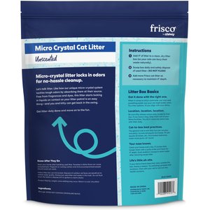 Frisco Micro Crystal Unscented Non-Clumping Crystal Cat Litter, 7-lb bag