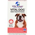 Vital Planet Vital Dog Daily Multivitamin Beef Flavor Chewable Tablet Dog Supplement, 30 count