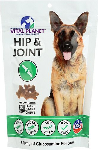 Vital Planet Calm Chicken Flavor Soft Chew Dog Supplement