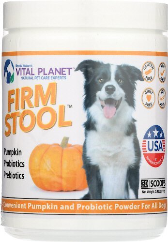 Vital Planet Firm Stool Pumpkin & Probiotic Powder Dog Supplement, 3.9-oz jar slide 1 of 1
