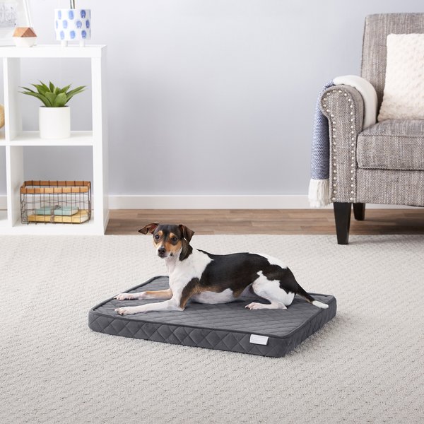 FRISCO Quilted Orthopedic Pillow Lounger Cat & Dog Bed with Removable