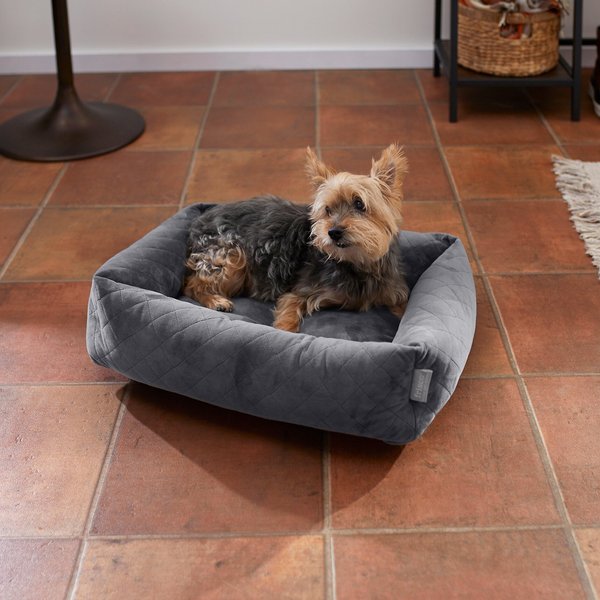 K&H PET PRODUCTS SelfWarming Two Tone Lounge Sleeper Bolster Cat & Dog