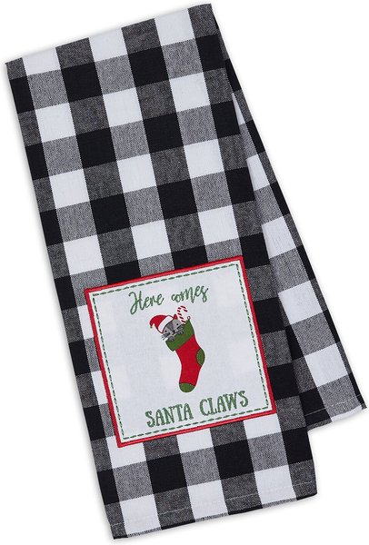 Design Imports Santa Claws Embellished Dish Towel slide 1 of 2