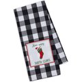 Design Imports Santa Claws Embellished Dish Towel