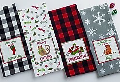Design Imports Santa Claws Embellished Dish Towel slide 2 of 2