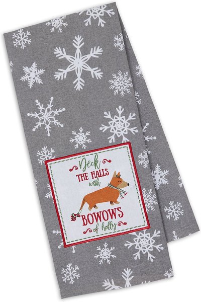Design Imports Bowows Of Holly Embellished Dish Towel slide 1 of 2