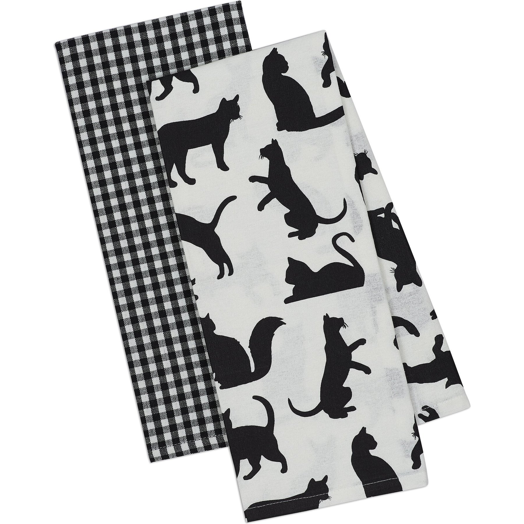 Pearhead Cat Lover Kitchen Dish Towels, Set of 2