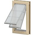 Endura Flap Double Flap Door Mount Dog & Cat Door, Medium, Tan
