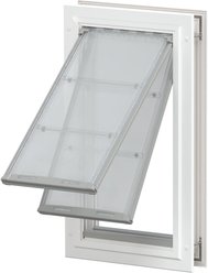 Endura Flap Double Flap Door Mount Dog & Cat Door, Large, White