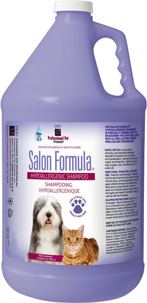 Professional Pet Products Salon Formula Hypoallergenic Dog & Cat Shampoo, 1-gal bottle slide 1 of 1