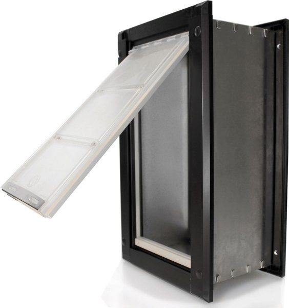 ENDURA FLAP Single Flap Wall Mount Dog & Cat Door, Small, Black