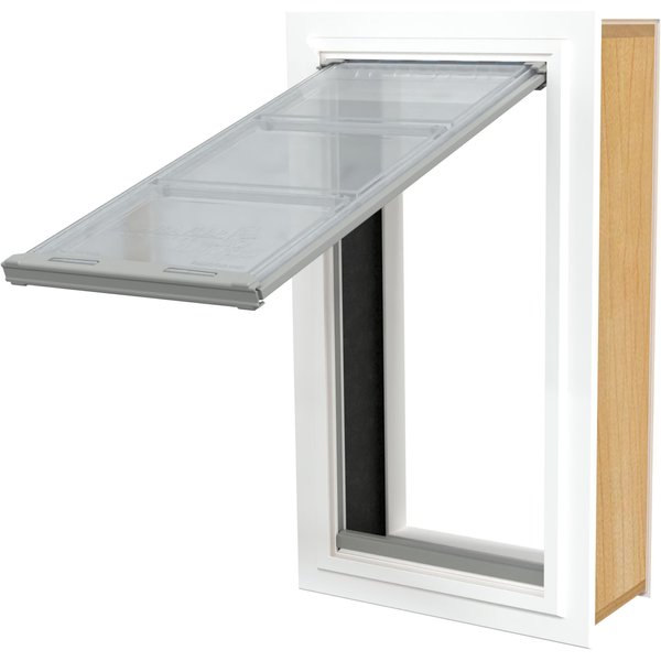 ENDURA FLAP Double Flap Wall Mount Dog & Cat Door, XLarge, White