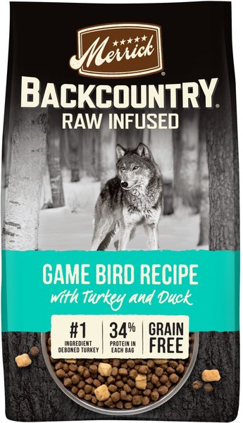 Merrick Backcountry Game Bird Real Duck Sausage Cuts Grain-Free Dog Treats,  5-oz