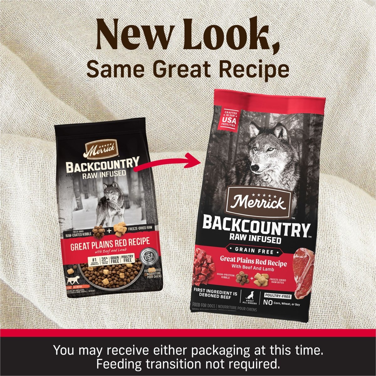 Merrick backcountry raw infused great plains red recipe sale