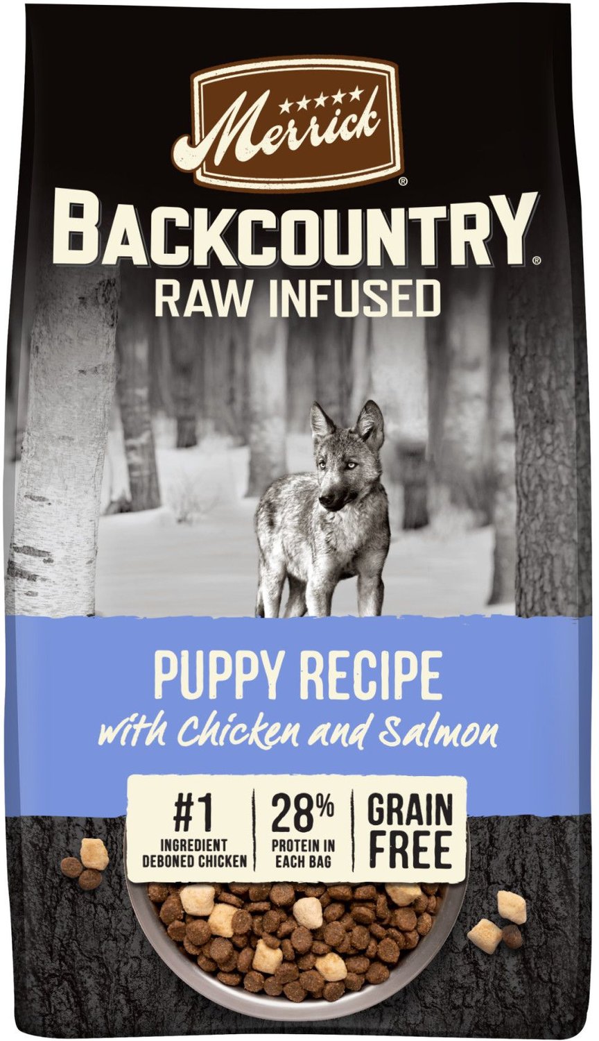 Merrick Backcountry Freeze-Dried Raw Puppy Recipe Grain-Free Dry Dog Food