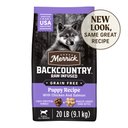 Merrick Backcountry Raw Infused Grain-Free Puppy Recipe Freeze-Dried Dog Food, 20-lb bag