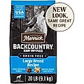 Merrick Backcountry Raw Infused Grain-Free Large Breed Recipe Freeze-Dried Dog Food, 20-lb bag
