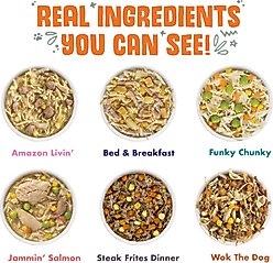 Weruva Let's Give Em' Pumpkin To Talk About! Variety Pack Grain-Free Canned Dog Food, 5.5-oz, case of 12 slide 2 of 8