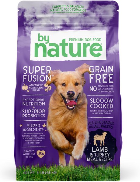 By Nature Pet Foods Grain-Free Lamb & Turkey Recipe Dry Dog Food,  11-lb bag slide 1 of 2