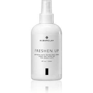 M. BARCLAY Freshen Up Natural & Organic Dog & Cat Bath Refreshing Spray, 8-fl oz bottle