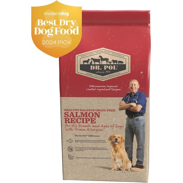 DR. POL Healthy Balance Salmon Recipe GrainFree Dry Dog Food, 12lb