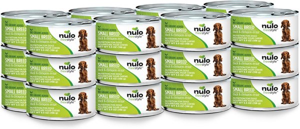 Nulo Freestyle Duck & Chickpeas Recipe Grain-Free Small Breed & Puppy Canned Dog Food, 5.5-oz, case of 24 slide 1 of 8