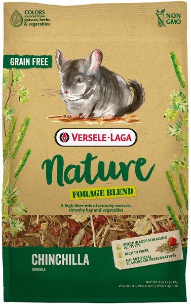 Versele-Laga Nature Forage Blend Grain-Free Chinchilla Food, 3-lb bag slide 1 of 4