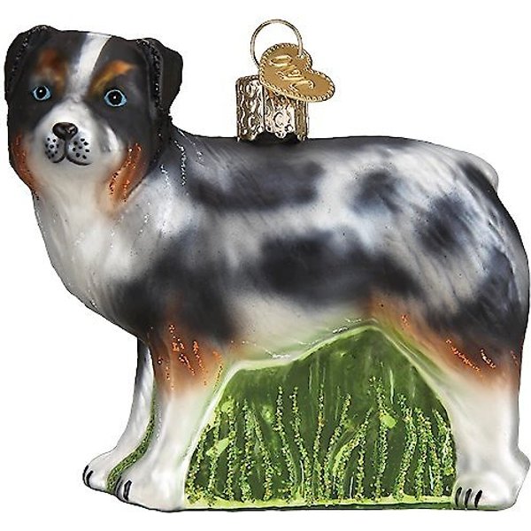 Old World Christmas Dalmatian Pup Glass Tree Ornament
