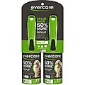 Evercare Pet Plus Extreme Stick Ergo Grip Pet Lint Roller, 70 sheets twin pack