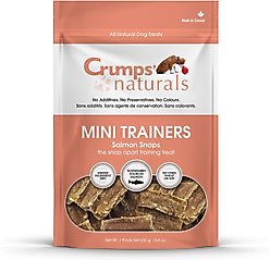 Crumps' Naturals Mini Trainers Salmon Snaps Grain-Free Dog Treats, 8.8-oz bag