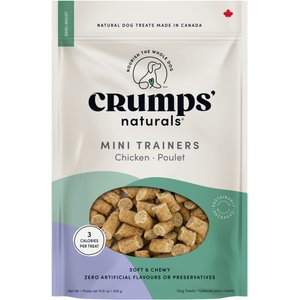 Crumps' Naturals Mini Trainers Chicken Dog Treats, 8.8-oz bag
