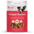 Crumps' Naturals Plaque Busters Beef Flavor Dental Dog Treats, 4.9-oz bag, Count Varies